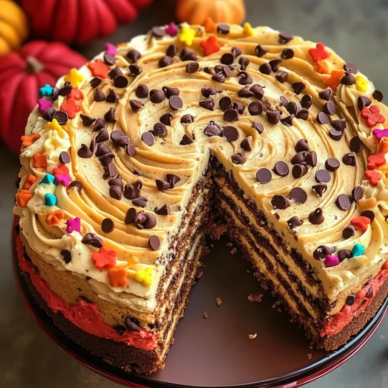 Fall Cookie Cake
