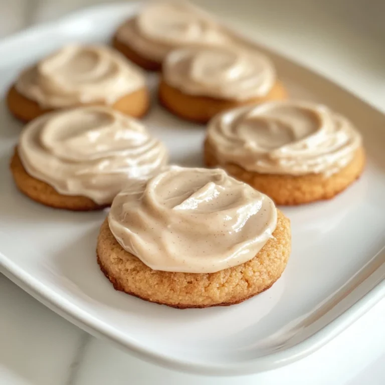 Frosted Apple Butter Cookies