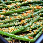 Garlic Parmesan Roasted Green Beans Recipe