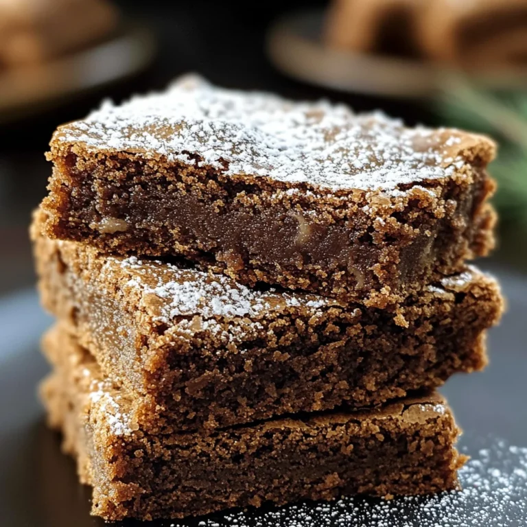 Gingerbread Brownies