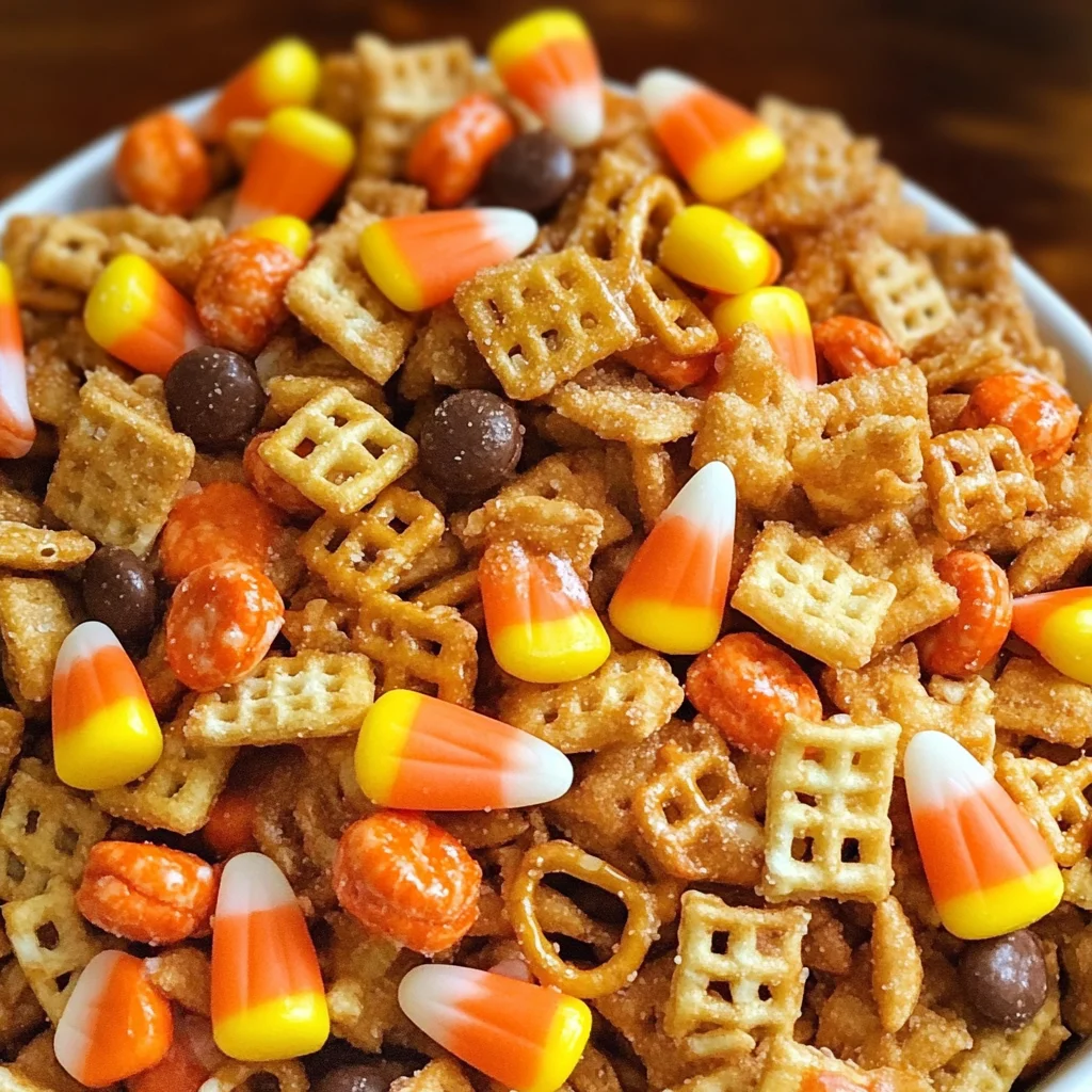 Halloween Harvest Hash Chex Mix