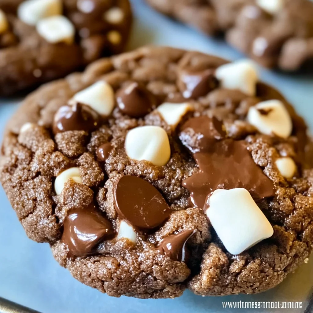 Hot Chocolate Cookies