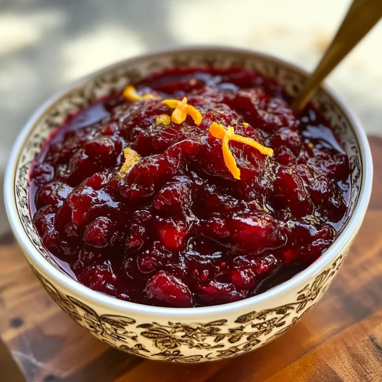 Ina Garten’s Make Ahead Cranberry Sauce