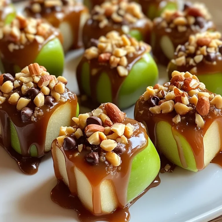 Mini Caramel Apple Bites: 8 Easy Steps