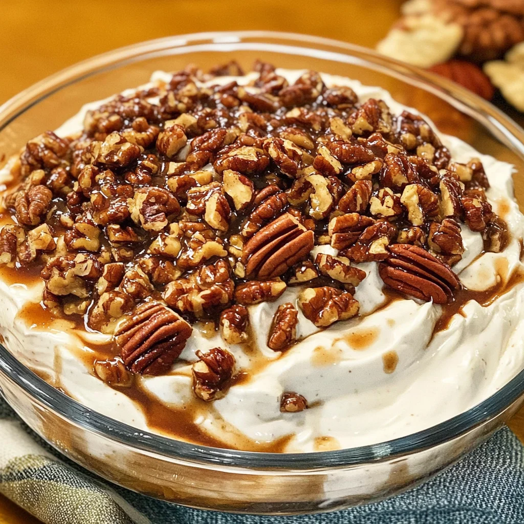 No Bake Pecan Pie Dip