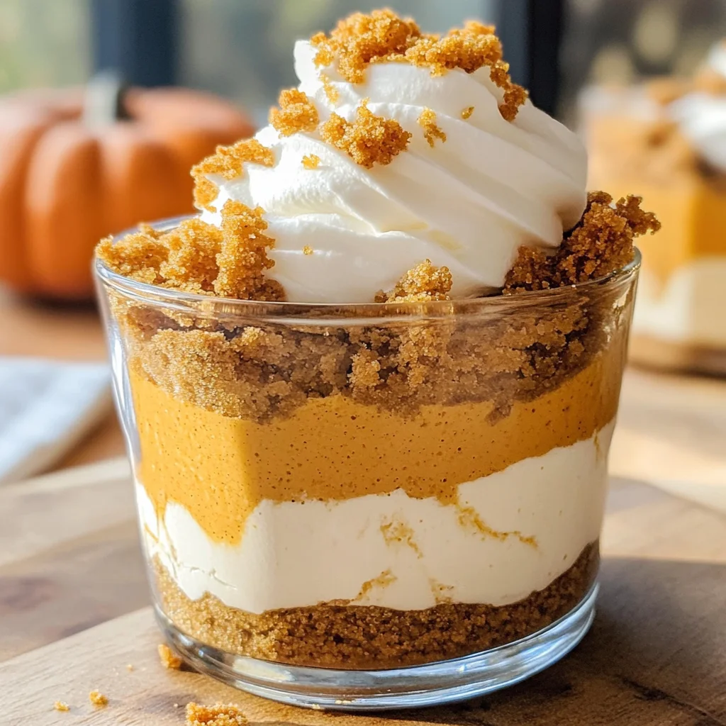 Pumpkin Pie in a Cup
