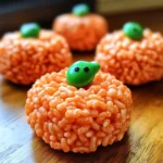 Rice Krispie Treat Pumpkins