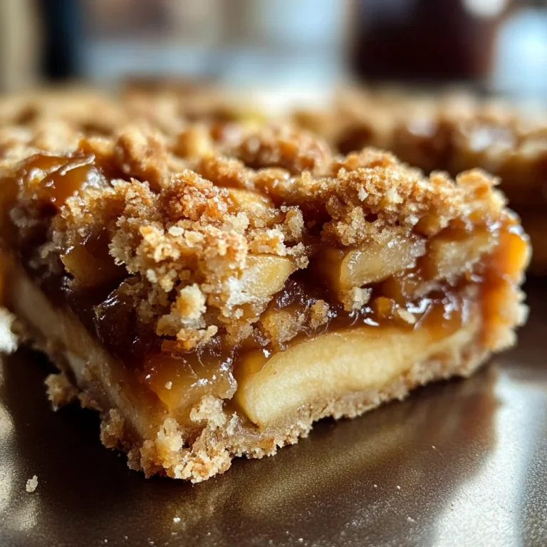 Salted Caramel Apple Crumble Bars Fall Treat: Get Addicted in 45 Min