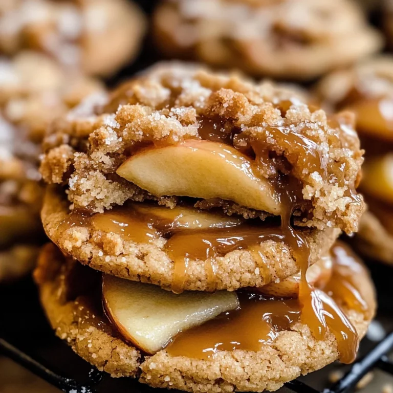 Salted Caramel Apple Pie Cookies