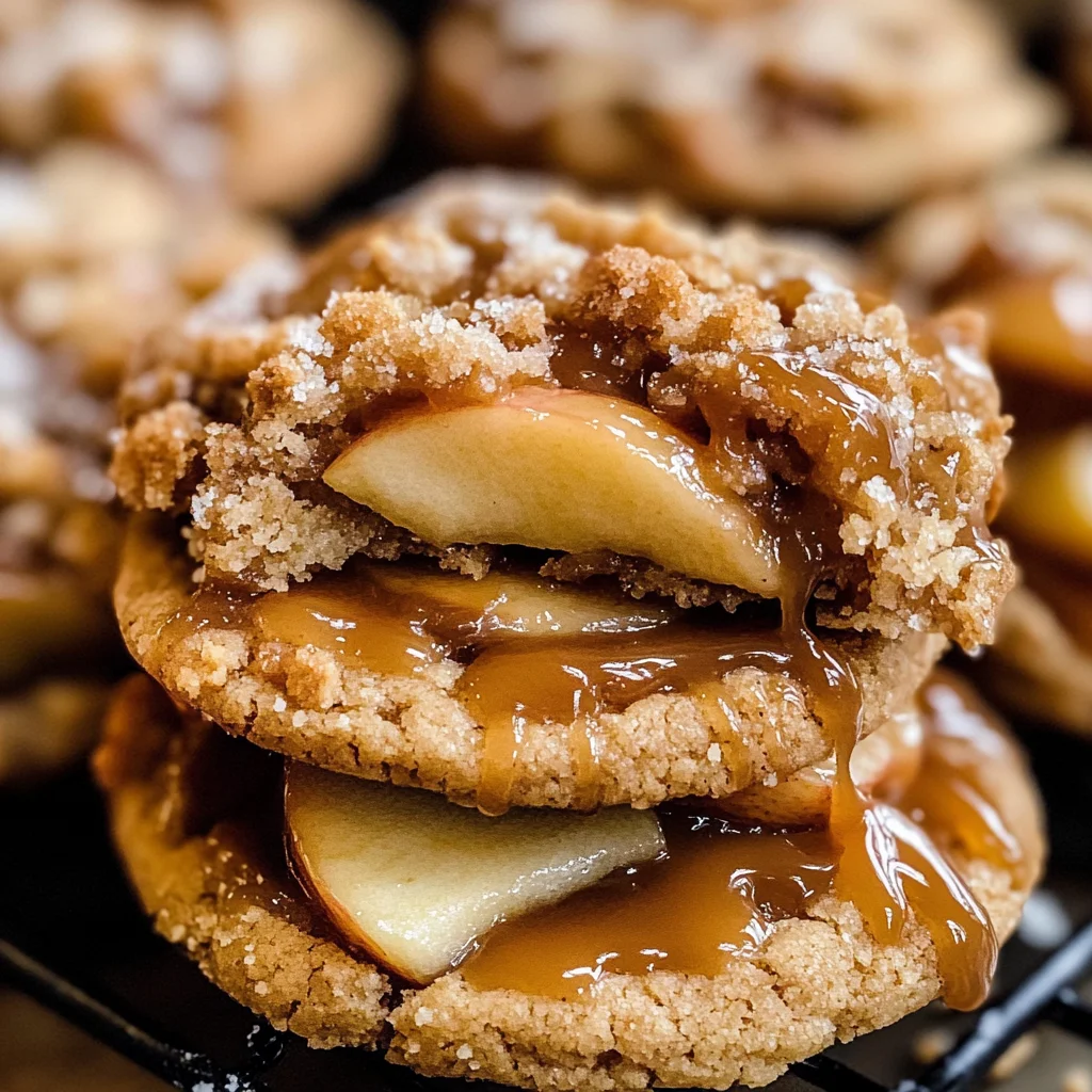 Salted Caramel Apple Pie Cookies