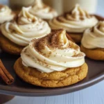Soft Pumpkin Cookies with Cream Cheese Frosting