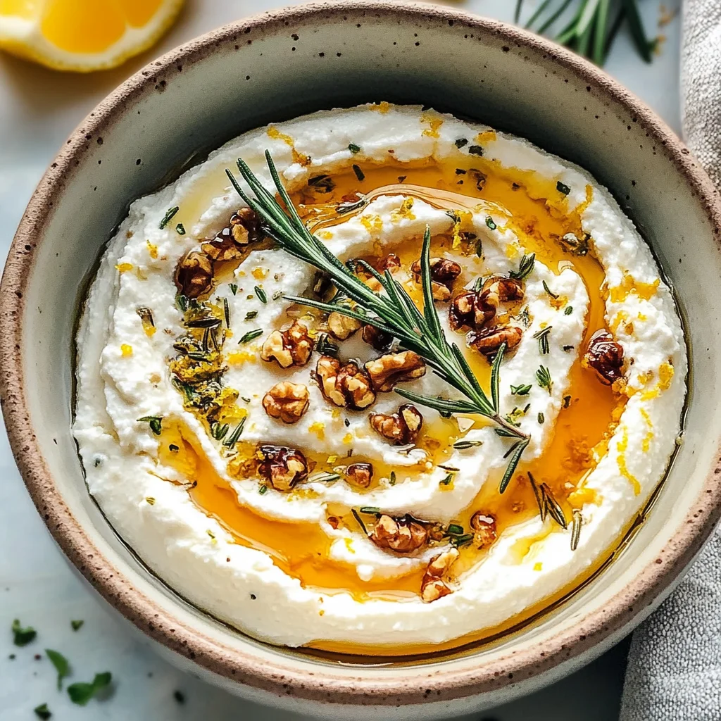 Spicy Ricotta Dip with Hot Honey