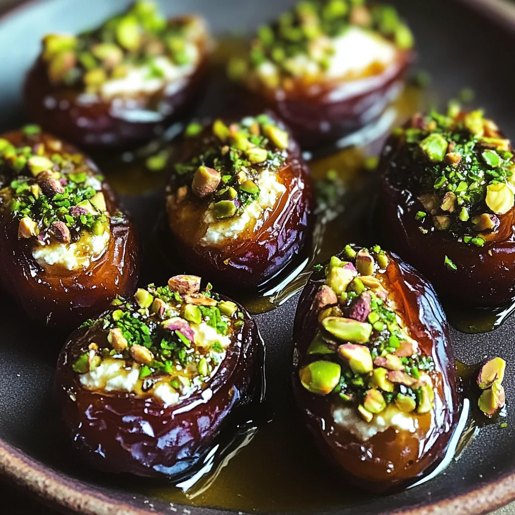 St. Patrick’s Day Treat: Honey Pistachio Ricotta Stuffed Dates