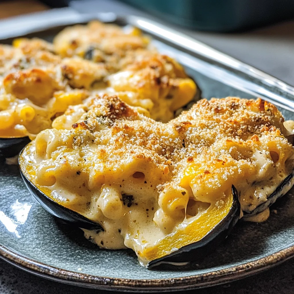 Stove Top Acorn Squash Mac and Cheese