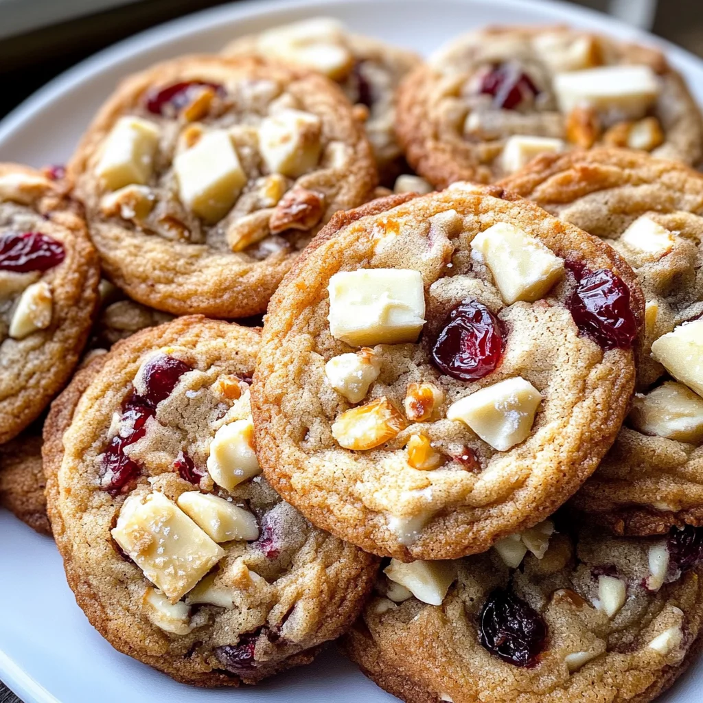 White Chocolate Cranberry Cookies