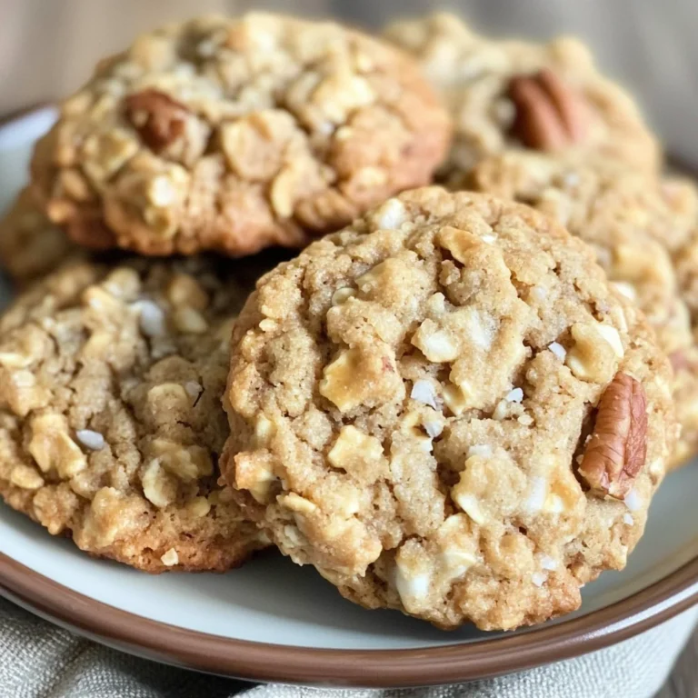 Oatmeal Coconut Pecan Cookies