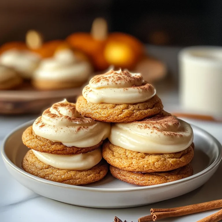 Pumpkin Spice Cookies with Cream Cheese Frosting Recipe Card