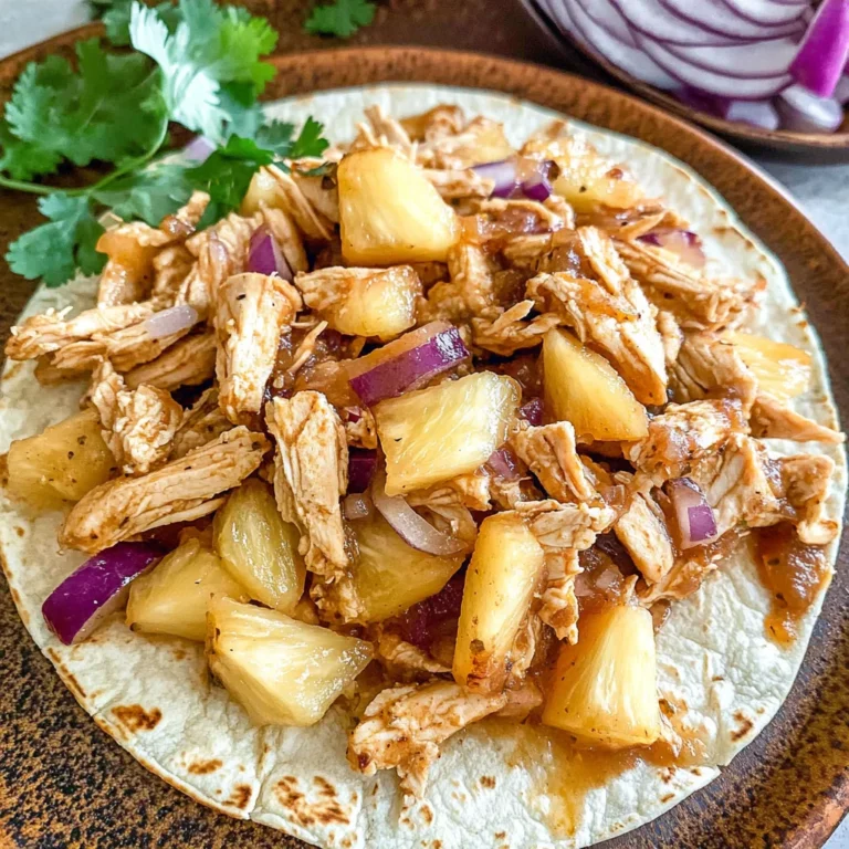Delicious Chipotle Pineapple Chicken Tacos Recipe Ready i…