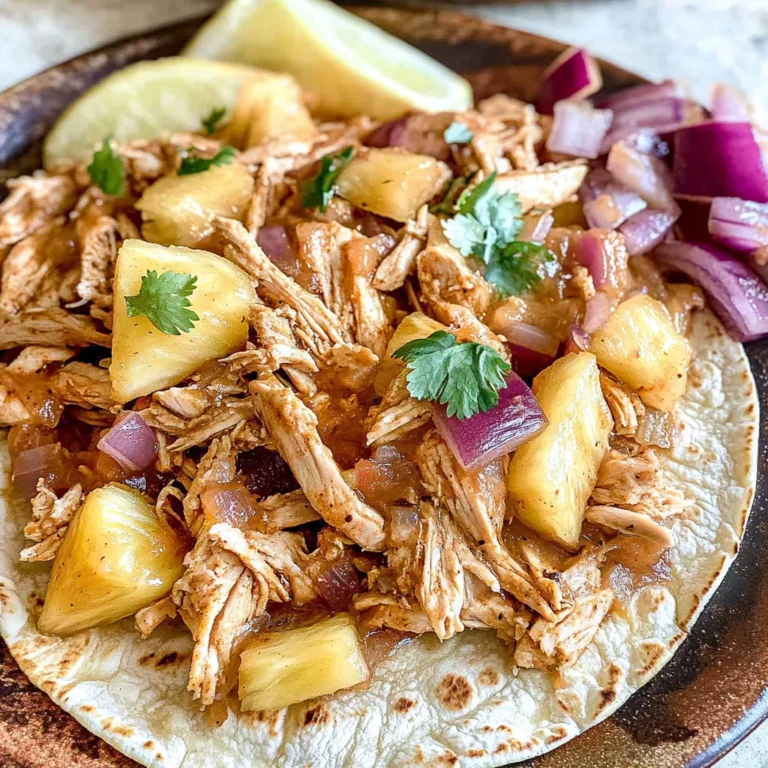 Chipotle Pineapple Chicken Tacos: Spicy and Sweet Delights