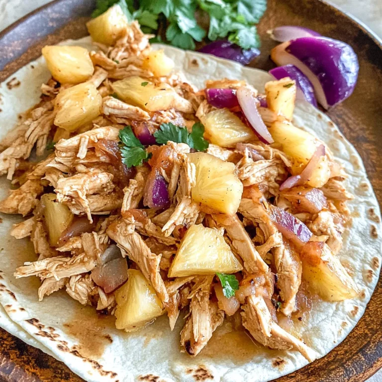 Chipotle Pineapple Chicken Tacos: Flavor-Packed Fiesta