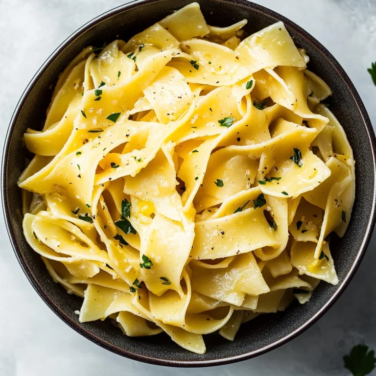 Irresistible Garlic Butter Noodles for Ultimate Comfort