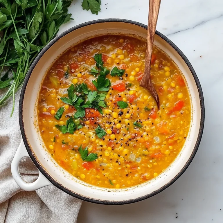 Cozy Red Lentil Soup Recipe to Warm Your Soul